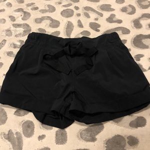 Black lulu shorts